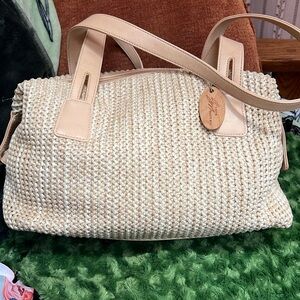 Stone Mountain straw purse